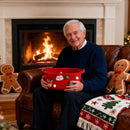 Cesta de Natal Decorativa para Presentes e Doces